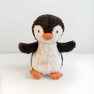 Jellycat Peanut Penguin Plush Gray White Soft Arctic AUTHENTIC Soft Toy 9"